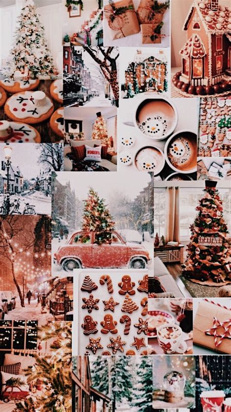 If so, this post is perfect for you! Cute Christmas Collage Pinterest Aesthetic Christmas Laptop Wallpaper - Largest Wallpaper Portal