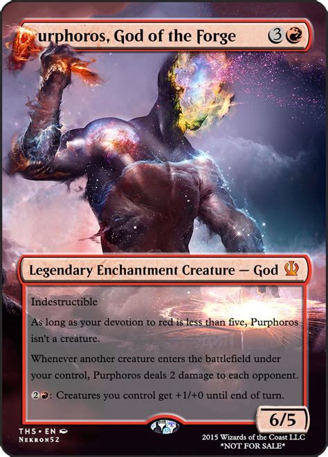 They are made by you! Purphoros, God of the Forge | Magic The Gathering Proxies ...