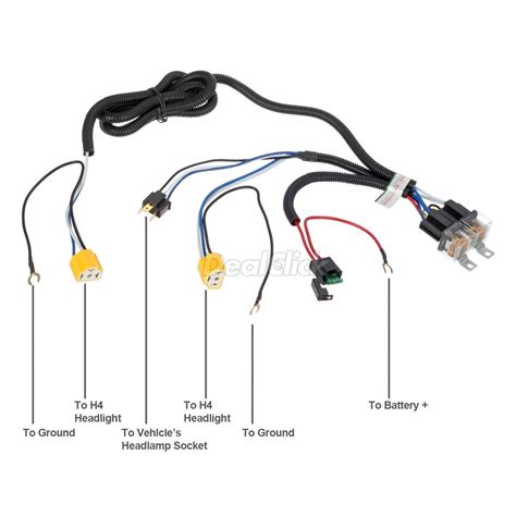 H4 hid wiring harnes they are a clear demonstration of hanwha techwin s commitment to harness the power of ai technology and in doing so enable our customers to achieve maximum value from their video surveillance. H4 Led Headlight Wiring Diagram Database