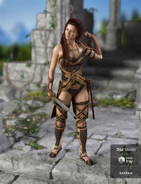 Fantasy Warrior Poses For Genesis Female Daz 3d Ph