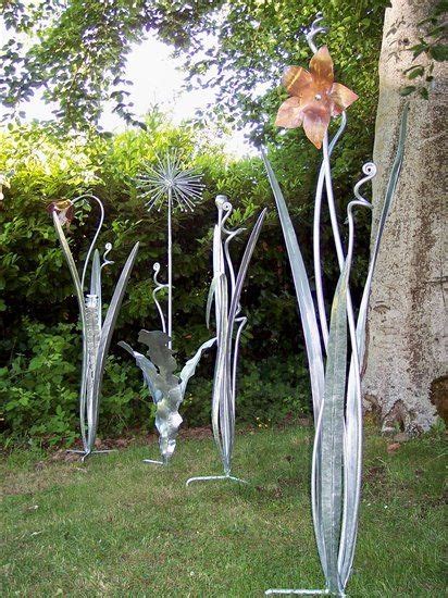 Silver Metal Plant Sculpture Art Metal Sculpture Metal Plant Sculpture