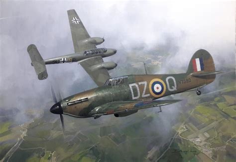 Battle Of Britain Defending North Weald This 151 Sqdn Hawker