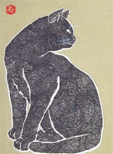 1800s Black Cat Side Profile Feline Animals In Art Antique Etsy Cat