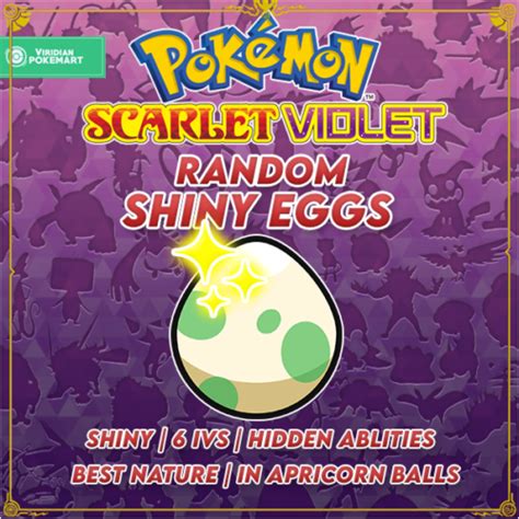 Random Shiny Eggs Bundle Of Eggs Pokemon Scarlet And Violet Ebay