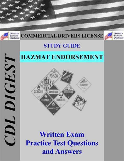 Cdl Study Guide Hazmat Endorsement Cdl Digest