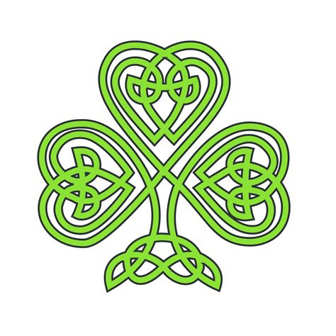 Clipart Celtic Shamrock