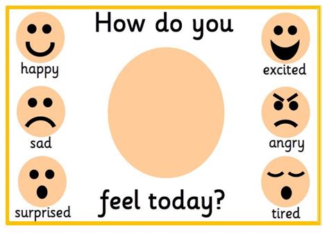 Printable Feelings Mat Emotions How Do You Feel Today Adhd Etsy Ireland