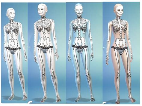 Skeleton Skintone The Sims 4 Sims4 Clove Share Asia Tổng Hợp Custom