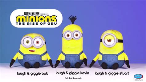 Illuminations Minions The Rise Of Gru Laugh And Giggle Plush Kevin