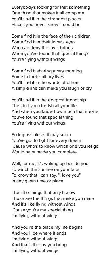 Westlife beautiful in white mp3 ✖. Flying without wings - Westlife | Westlife lyrics