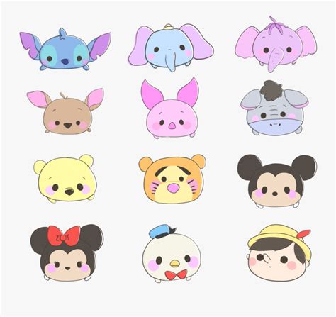 Disney Tsum Tsum Drawings Free Transparent Clipart Clipartkey