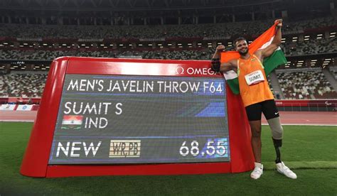 Tokyo Paralympics Sumit Antil Wins Gold In Javelin With World Record