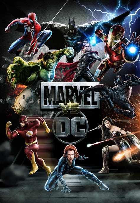 Super Hero Fanart Marvel Vs Dc On Behance