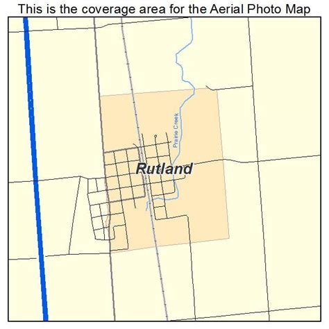 Aerial Photography Map Of Rutland Il Illinois