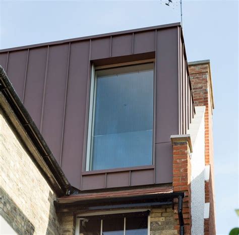 Zinc Loft Dormer Extension To Edwardian House Building Cladding Roof