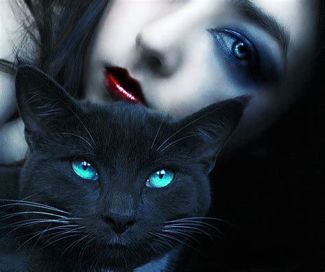 Black Kat 53 Red Girl Hot Black Cat Lips Animals Hd Wallpaper