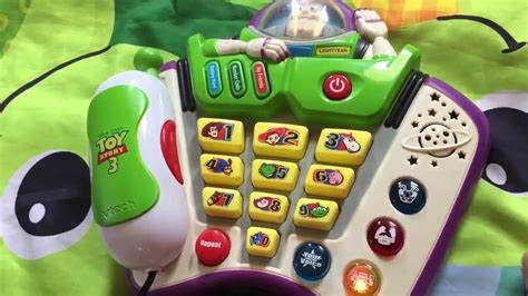 Vtech Toy Story Buzz Lightyear Talk And Teach Phone Review Youtube