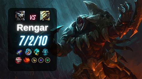 Rengar Jungle Vs Master Yi Euw Challenger Youtube