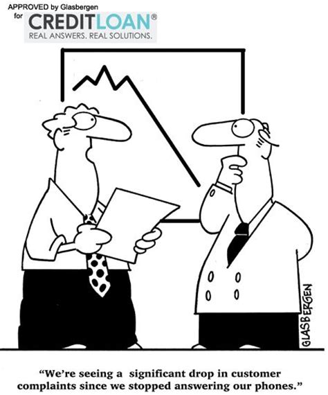 Funny Cartoon About Customer Service Funny Financial