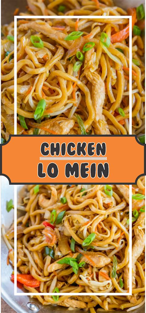 Chicken Lo Mein #Chicken #Recipes | Easy chicken recipes, Shredded chicken recipes, Chicken ...