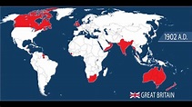 Rise and fall of the British Empire - In Map Every Year #Video #british ...