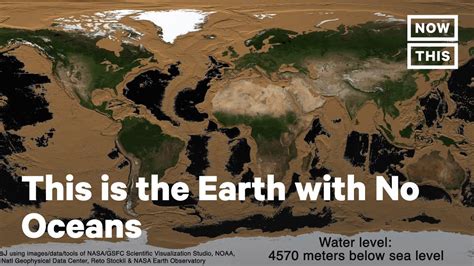 Heres What The Earth Would Look Like With No Oceans Nowthis Nasa