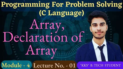 C42 Array Declaration Of Array And Why Array C Language