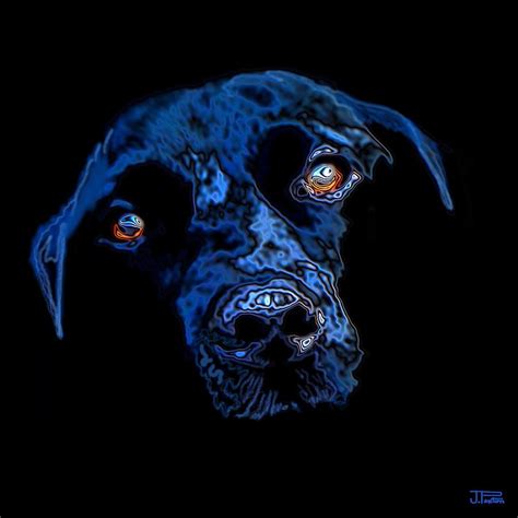 Black Dog Painting By Jann Paxton Fine Art America