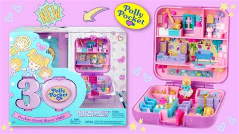 Polly Pocket Partytime Surprise Keepsake Compact Mattel Unboxing