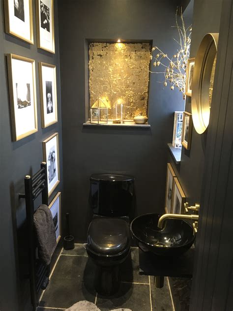 Black And Gold Bathroom Designs