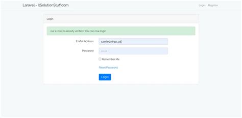 Laravel 10 Custom Email Verification Template
