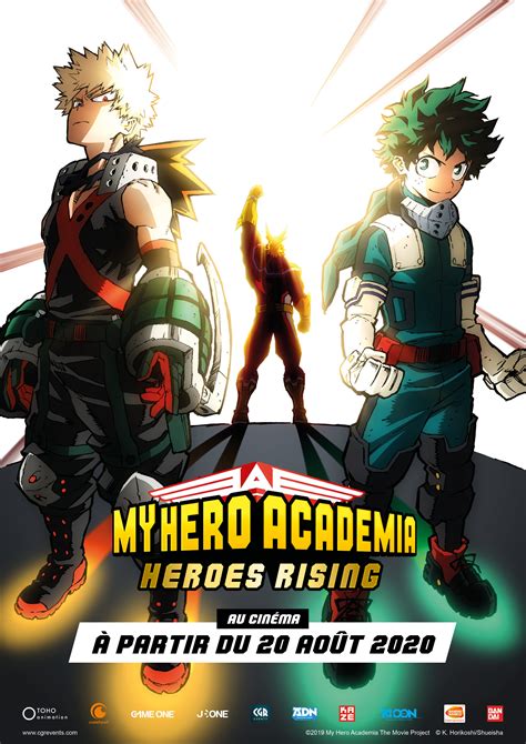 Le film My Hero Academia Heroes Rising au cinéma en France - News