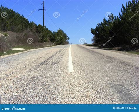 Road Stock Image Image Of Asphalt Panoramic Long Horizon 8836619