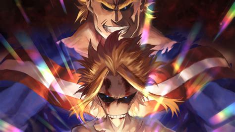 My Hero Academia All Might With Boku 4k Hd Wallpapers Hd Wallpapers