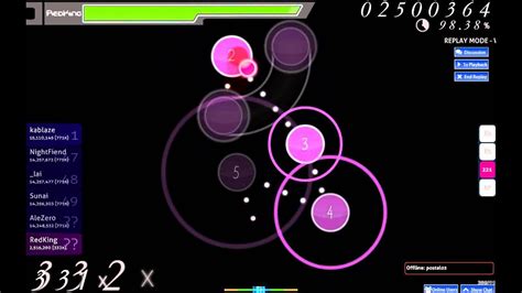 Osu Alice S Emotion Cold Rain Lunatic Sight Read Mouse Only Youtube