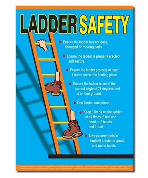 Ladder Safety Occupational Health And Safety Health And Safety
