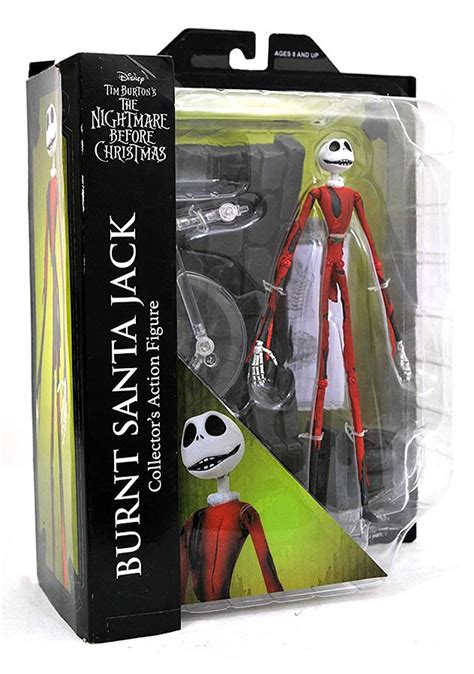 Nightmare Before Christmas Select Series 8 Burnt Santa Jack Action