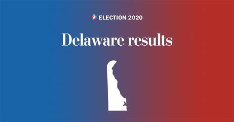 Delaware 2020 Live Election Results The Washington Post