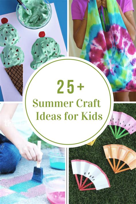 Summer Craft Ideas For Kids Summer Crafts Sleepover Crafts Spring