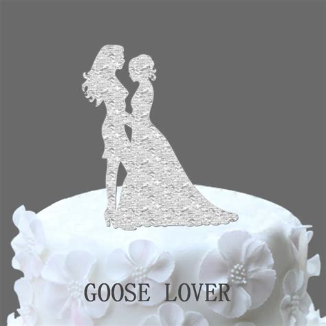 Aliexpress Com Buy Lesbian Acrylic Wedding Cake Topper Same Sex