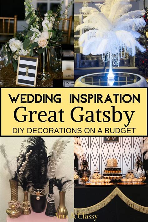 Diy Wedding Great Gatsby Decor Ideas Inspiration Arts And Classy