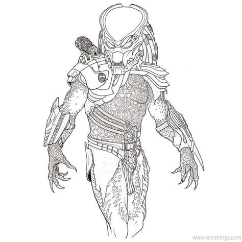 Blade Wolf Predator Mask Coloring Pages