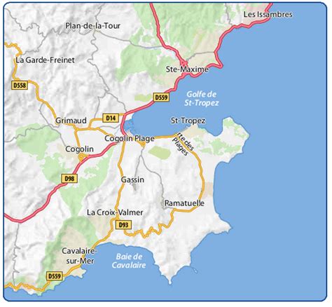 Baie De Saint Tropez Informatique Notre Zone Dintervention Dans Le