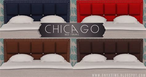My Sims 4 Blog Chicago Bed Frame By Kiararawks