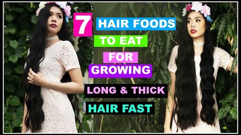 The process to grow long hair can vary for each person and it's really about increasing the number of right things that you do for your hair. 7 HAIR FOODS To Eat For Growing Thick and Long Hair Fast ...