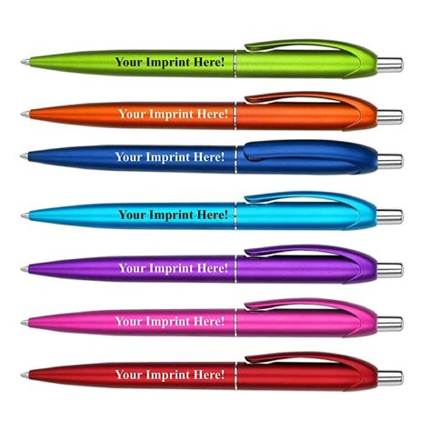 Personalized Ballpoint Pens Retro Retractable Click Action Custom