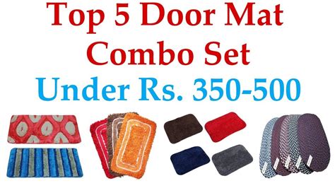 Best Door Mat Combo Set Under 500 In India Youtube