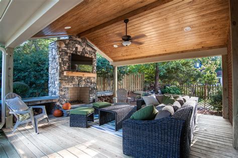 Rustic Outdoor Living Spaces Rustic Deck Other By Dill