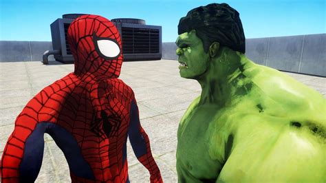 Ultimate Spiderman Vs The Incredible Hulk Youtube
