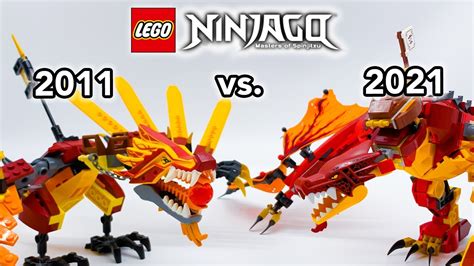 Which Lego Ninjago Kai S Fire Dragon Is Best Legacy Vs Original Comparison Old Vs New